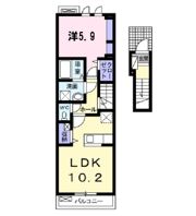 ラディアⅠの間取り画像