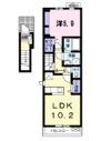 ラディアⅠの間取り画像
