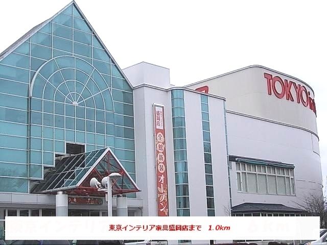 近くの東京インテリア家具盛岡店まで1,000m(徒歩13分)