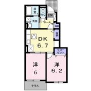エステートⅢの間取り画像