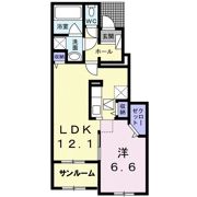 エクセレント ニコCの間取り画像