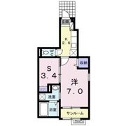 メゾン ウィング イーストの間取り画像