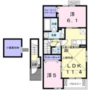 メゾンフォリアBの間取り画像