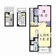 ラフレシールBの間取り画像