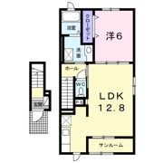 バーミィ ヒルサイドの間取り画像