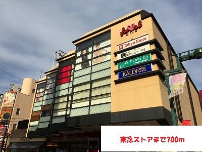 近くの東急ストアまで700m（徒歩9分）