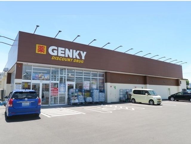 近くのゲンキー旦島３丁目店まで250m（徒歩4分）