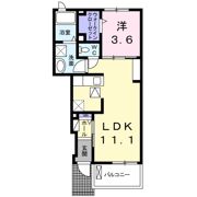 エタニティフィールドAの間取り画像