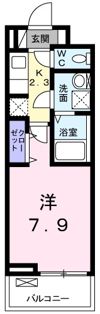プラシードCOCOⅡの間取り画像