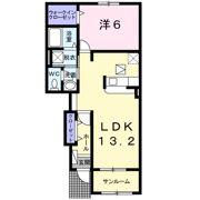 クレアの間取り画像