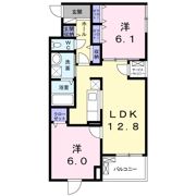 グレイス トトロ Aの間取り画像