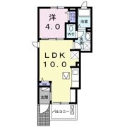 イーストブリッサⅡの間取り画像