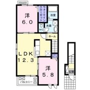 モルト ピエーノ Ⅱの間取り画像