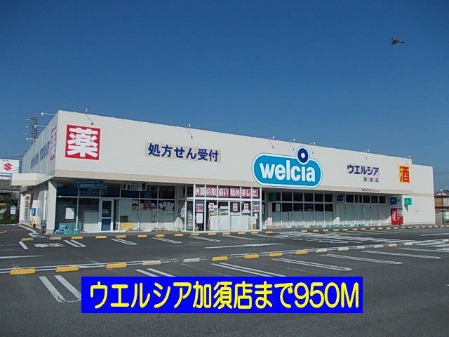 近くのウエルシアまで950m(徒歩12分)