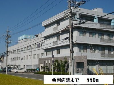 近くの金剛病院まで550m(徒歩7分)