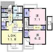 ベル ジョイ Cの間取り画像