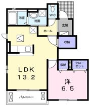 一翠館Mの間取り画像
