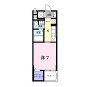 カルムアビタシオン 宇治伊勢田の間取り画像