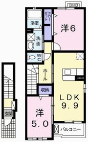 フリッシュ リヒトⅠの間取り画像