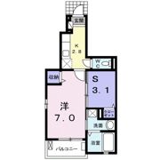 サニー フラットの間取り画像