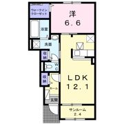 エイチ・ツー Bの間取り画像