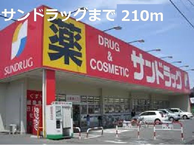 近くのサンドラッグ美園店まで210m（徒歩3分）