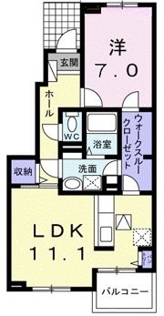 プラシードSKⅠの間取り画像