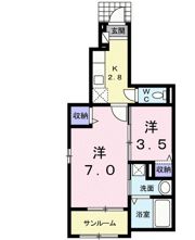 サンフラワー江木の間取り画像
