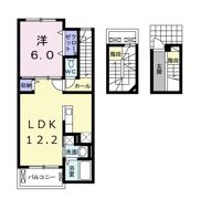 サンフラワー江木の間取り画像