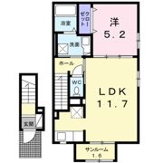 コンフィデンテ2の間取り画像