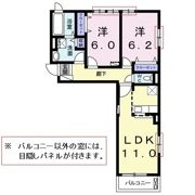 イーストブルー 七番館の間取り画像