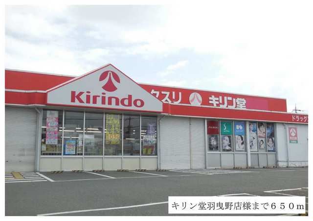 近くのキリン堂羽曳野店様まで650m（徒歩9分）