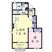 アイリス Ⅱの間取り画像