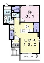 クラールⅡの間取り画像