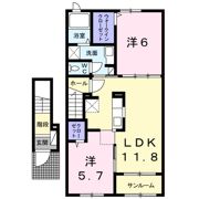 フリーデの間取り画像