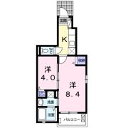 ベントレー向山の間取り画像