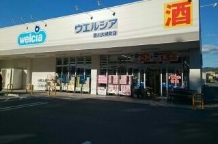 近くのウエルシア豊川大崎町店様まで120m（徒歩2分）