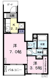 プランドールの間取り画像