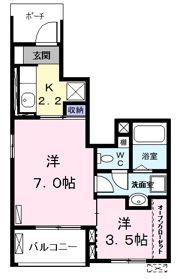 プランドールの間取り画像