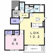 ローズ ヒルズ Fの間取り画像