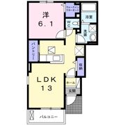 ハーベスト餅田 A棟の間取り画像