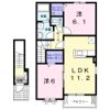 ハーベスト餅田 A棟の間取り画像