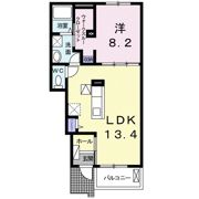 アンソレイエ Ⅵの間取り画像