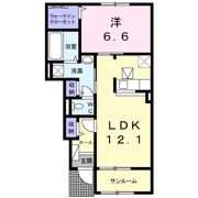 フクエレガンス・ルタンBの間取り画像