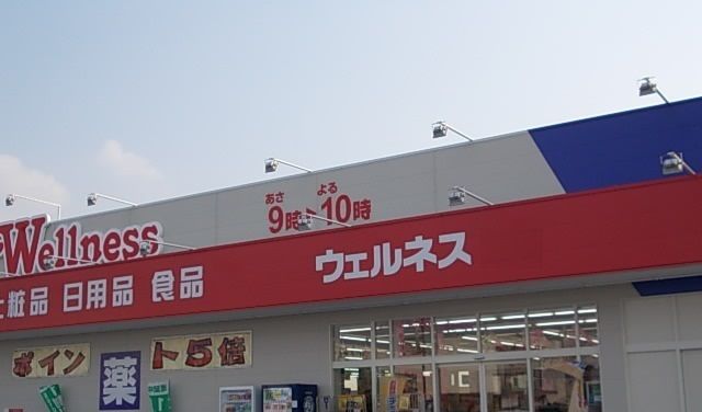 近くのウェルネス上福原店まで750m（徒歩10分）