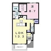 シエルⅡの間取り画像