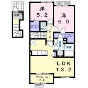 アンサンブルⅢの間取り画像