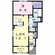 エグゼクスⅠの間取り画像