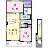 ブルーリバー本庄の間取り画像