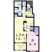 グレイス祇園．Gの間取り画像